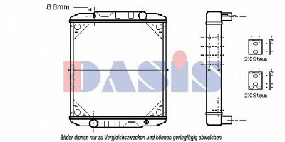AKS DASIS 390280n -  Радиатор, охлаждение двигателя